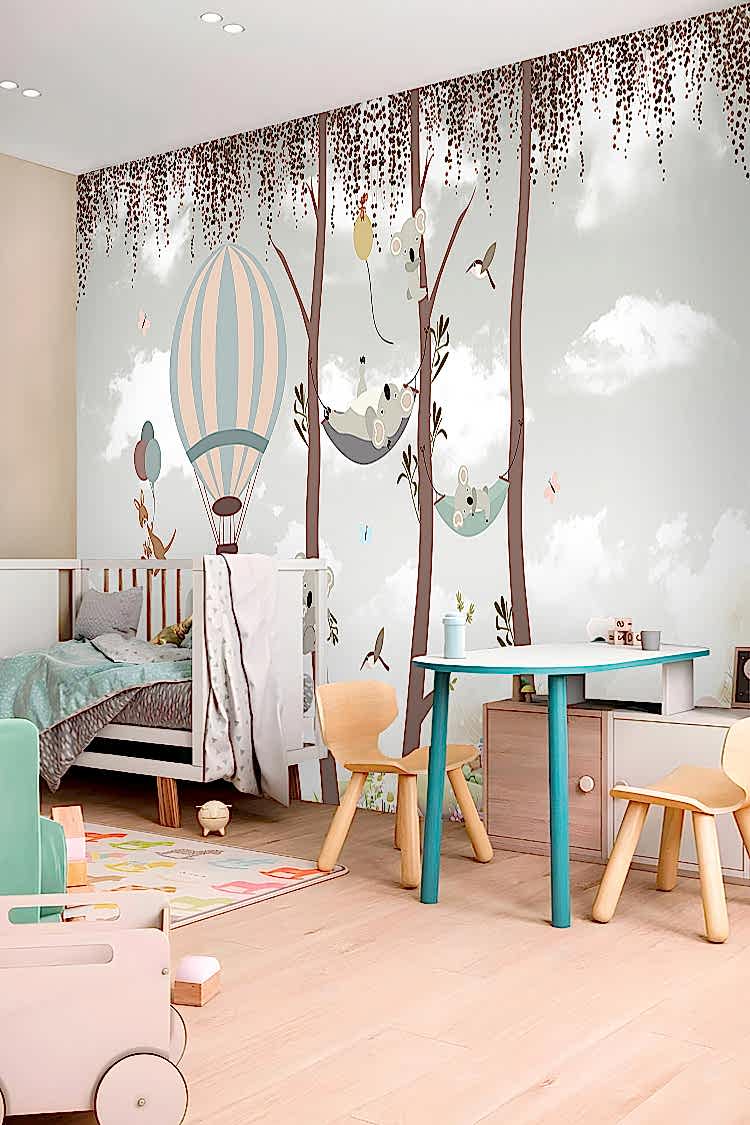 Çocuk Odası Duvar Kağıdı - Görsel 4