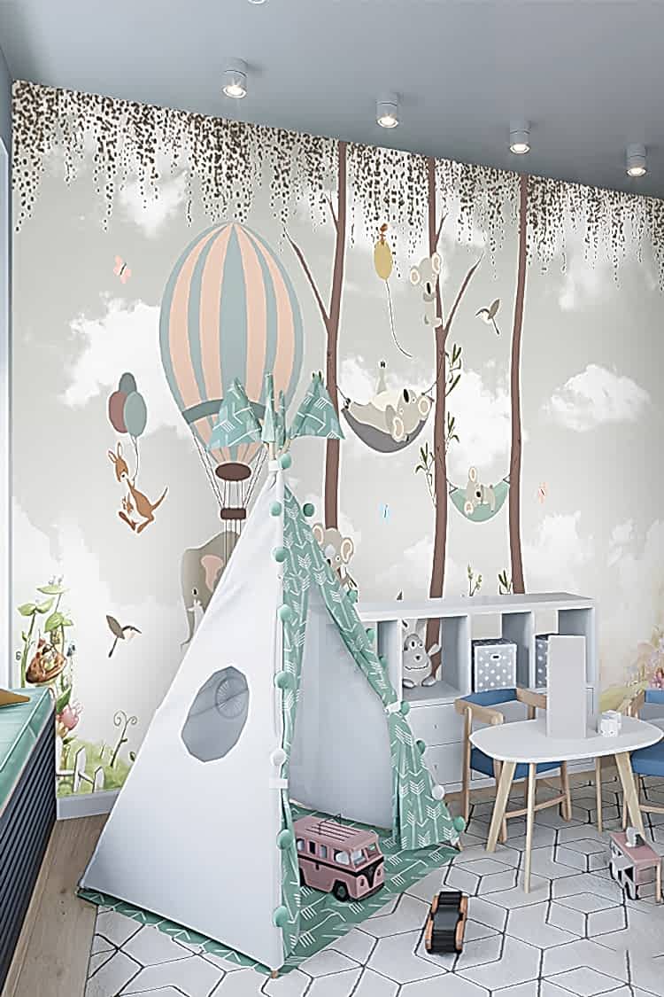 Çocuk Odası Duvar Kağıdı - Görsel 6