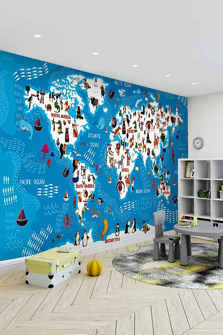 Dünya Haritası Duvar Kağıdı