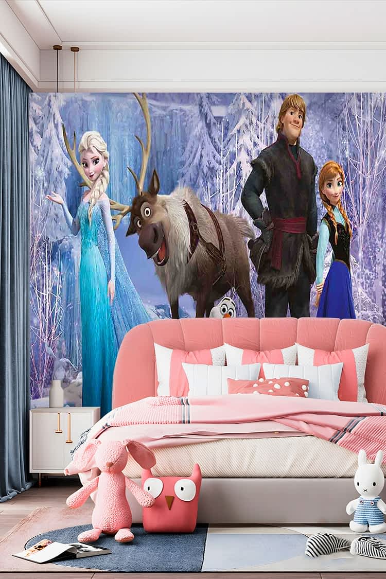 Frozen Karlar Kraliçesi Duvar Kağıdı - Görsel 2