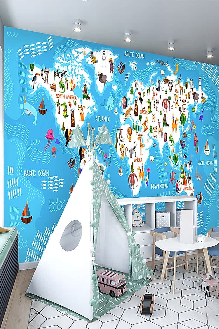 Dünya Haritası Duvar Kağıdı