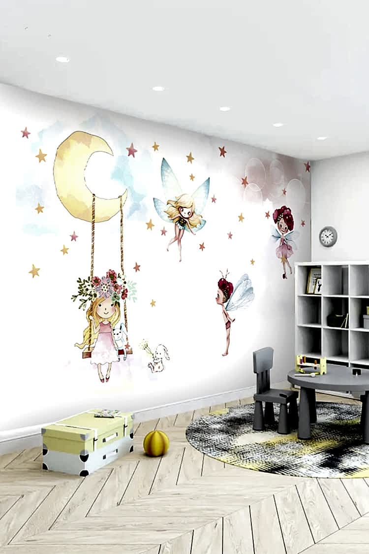 Peri ve Ay Duvar Kağıdı - Görsel 4