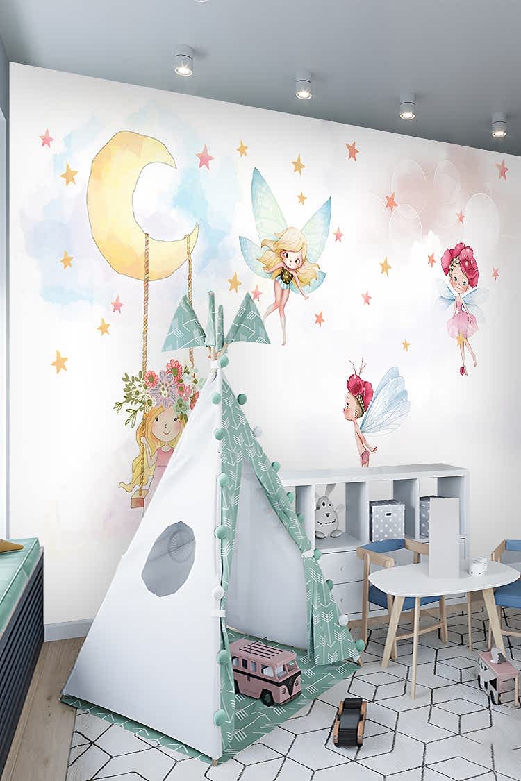 Peri ve Ay Duvar Kağıdı - Görsel 5