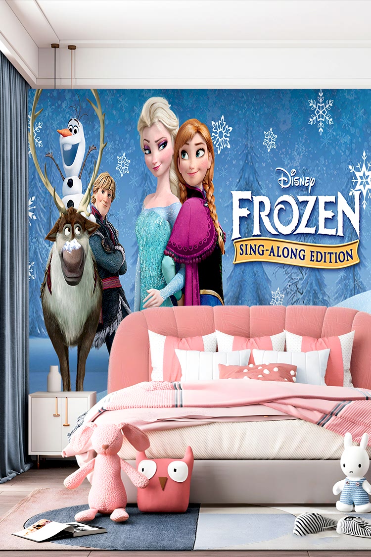 Frozen Karakterleri Duvar Kağıdı - Görsel 2