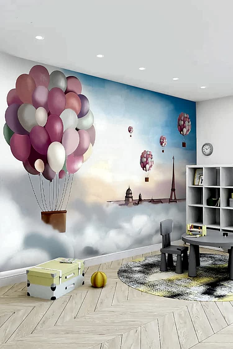 Balonlar ve Paris Duvar Kağıdı - Görsel 4