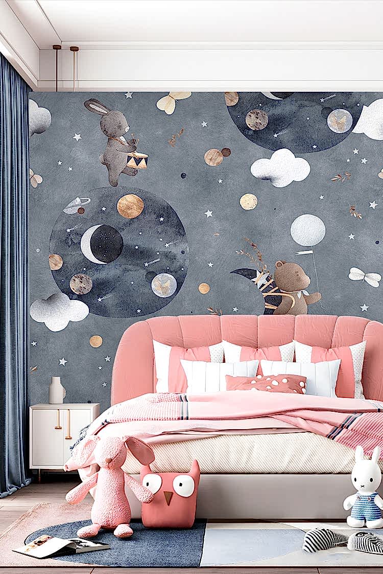 Uzay Temalı Duvar Kağıdı - Görsel 2