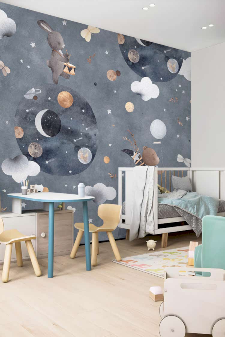 Uzay Temalı Duvar Kağıdı - Görsel 3