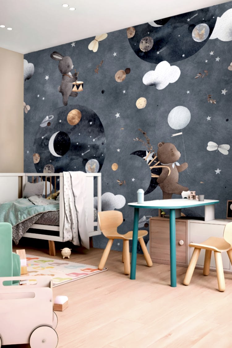 Uzay Temalı Duvar Kağıdı - Görsel 4