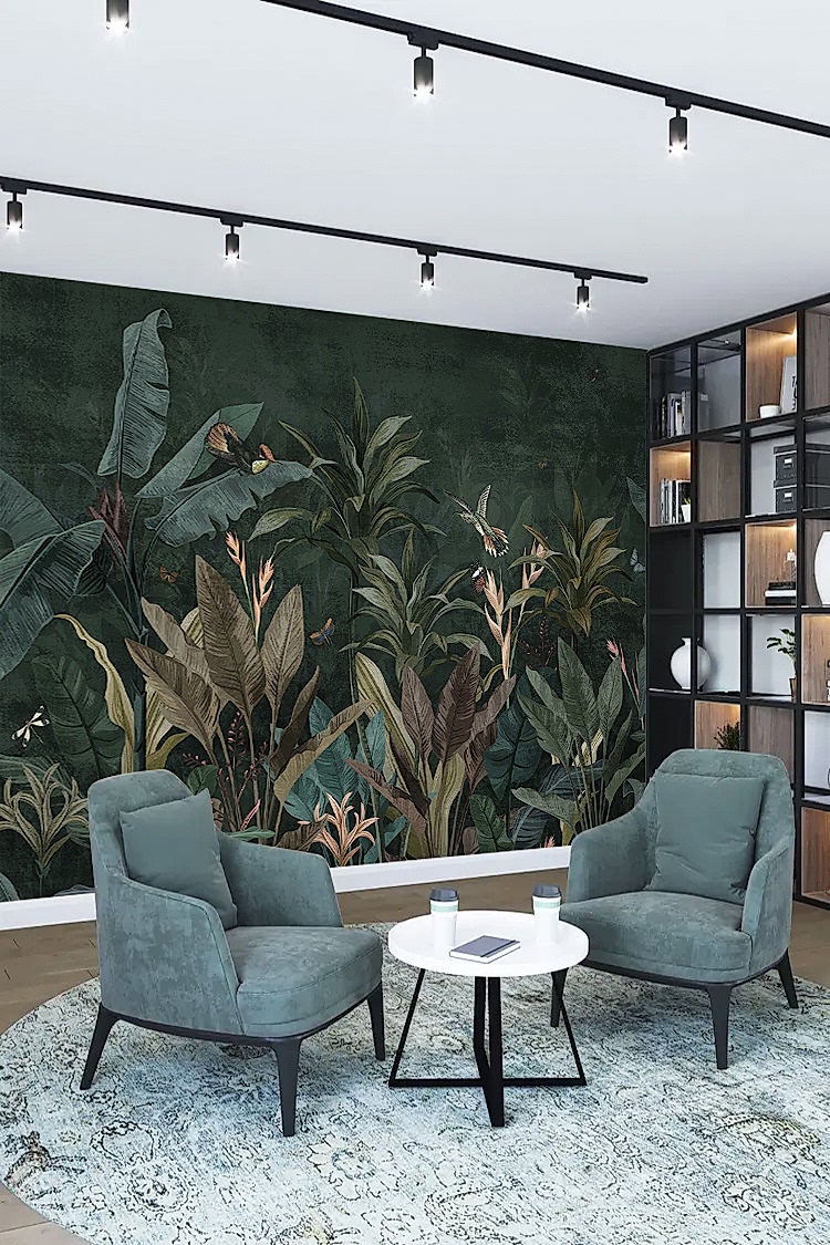 Tropikal Bitki Duvar Kağıdı - Görsel 2