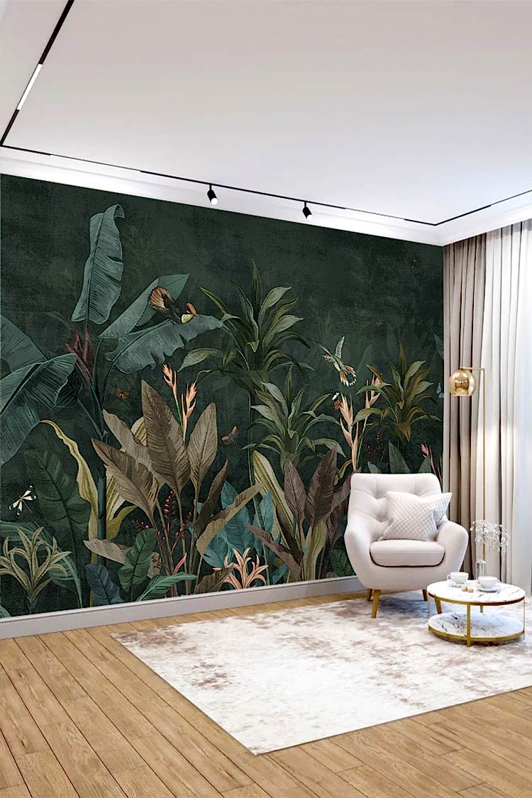 Tropikal Bitki Duvar Kağıdı - Görsel 4